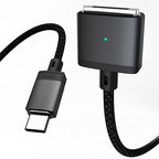 USB-C to Magnetic 3 Cable 140W, Safe Charging Cable Compatible by Aurioen