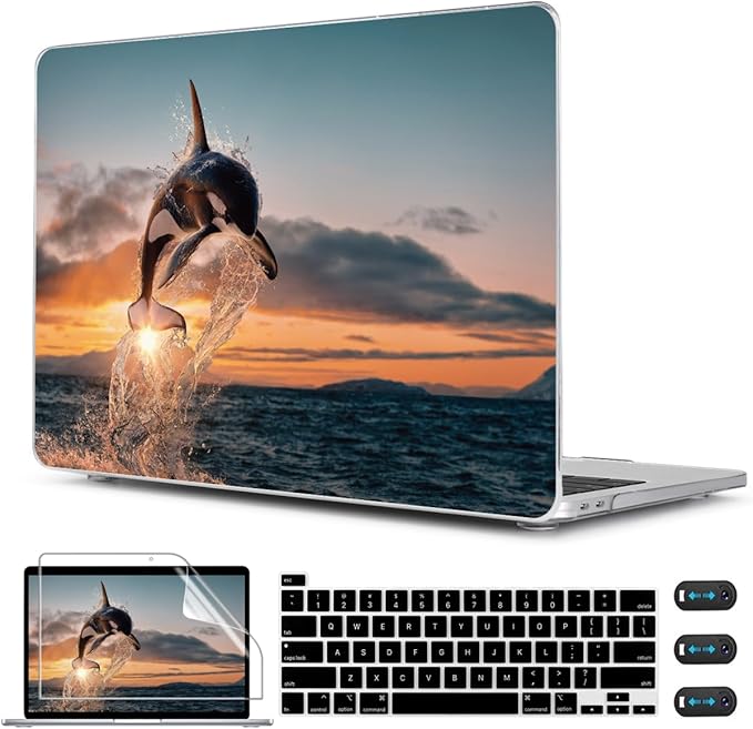 CISSOOK Compatible with MacBook Pro 13 inch Case 2023 2022 2021 2020 Release M2 by CISSOOK
