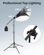 Skytex Softbox Lighting Kit 3Pack 20x28in Soft Box|28in Octa Softbox|85W - Image 7