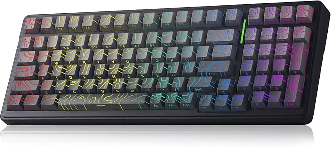 Aula F99 Keyboard Wireless Mechanical Keyboards Computer Bluetooth Gaming by LEOBOG