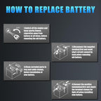 GROUP 24 Lithium-ion Car Battery, 12.8V 60Ah 1100CCA LiFePO4 Automotive Battery - Image 6