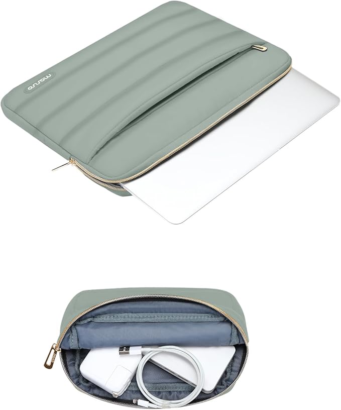 MOSISO 15-15.6 inch Laptop Case, 16 inch Puffy Laptop Sleeve Compatible - Image 5