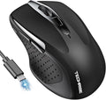 Bluetooth Mouse Rechargeable Wireless Mouse, 4800 DPI Optical Tracking by TechRise