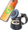 Wireless Charging Station for Magsafe: 4 in 1 Fast Charger Stand 15W by Unknown