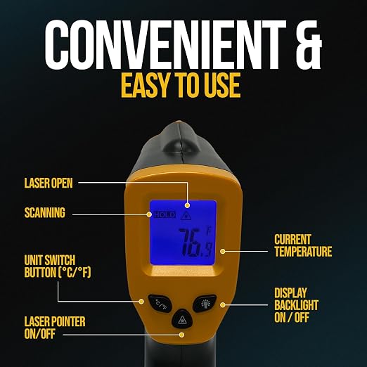 Infrared Thermometer Gun - Image 8