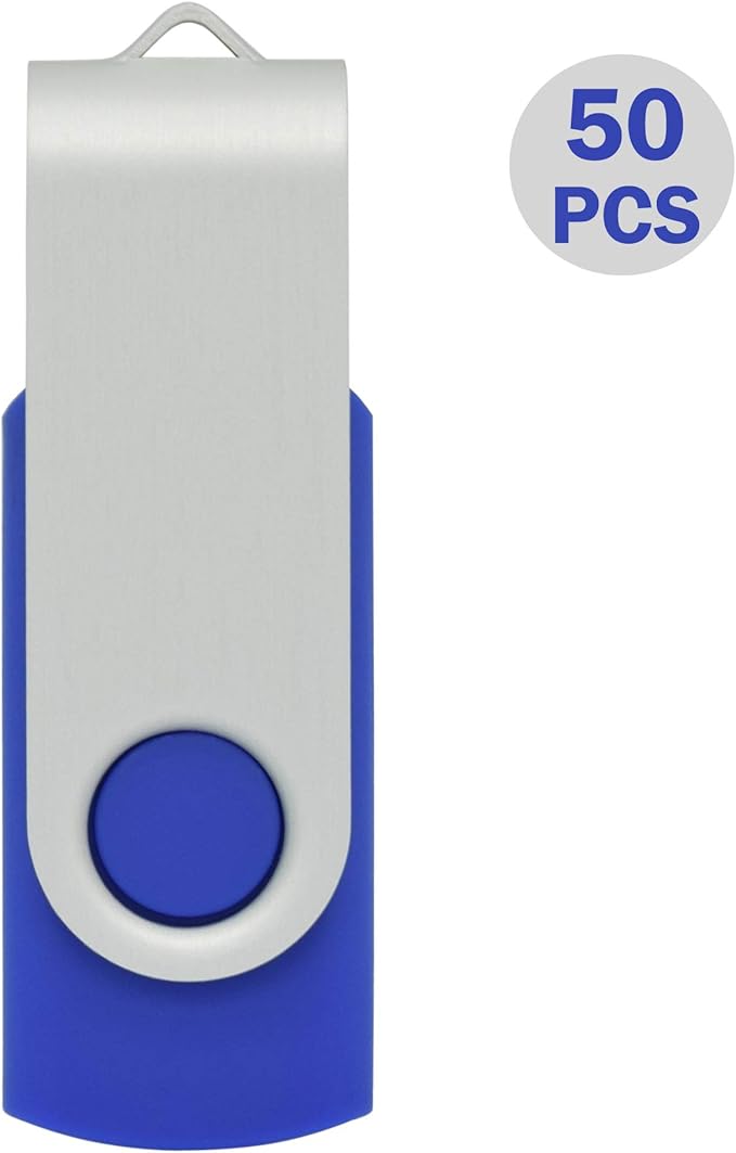 50 Pack 16GB USB Flash Drives Bulk 16GB Flash Drive 50 Pack USB2.0-Blue - Image 2