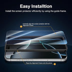 NEW'C 3 Pack Designed for iPhone 16 Pro Max Screen Protector, Enhanced Tempered - Image 3