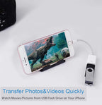 Lightning to USB Camera Adapter, Apple MFi Certified USB 3.0 OTG Dongle Cord - Image 3