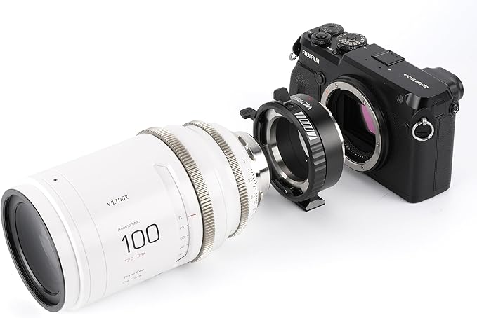 VILTROX PL-GFX Lens Adapter Converter Ring Manual Focus - Image 2