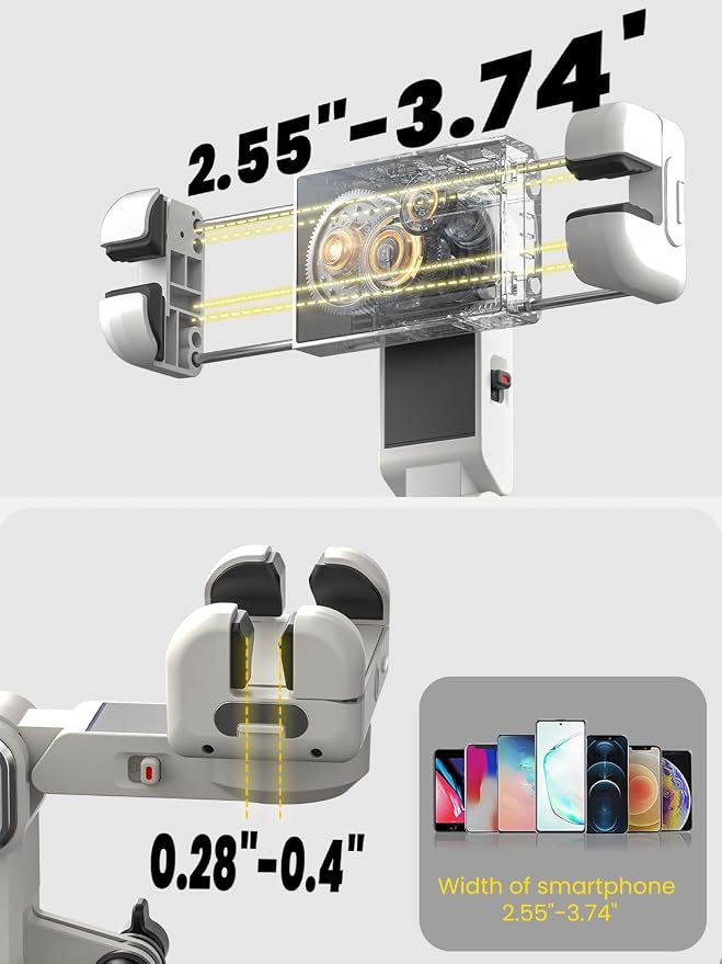 Auto Face Tracking Tripod 360 Rotation w/Stand - Image 2