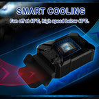 Laptop Cooler - with Vacuum Fan，Gaming Laptop Fan with Display ，4000 RPM - - Image 3