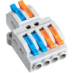 10PCS Lever Wire Connectors, Quick Wiring Cable Connectors, Compact Push-in by BOJKEON