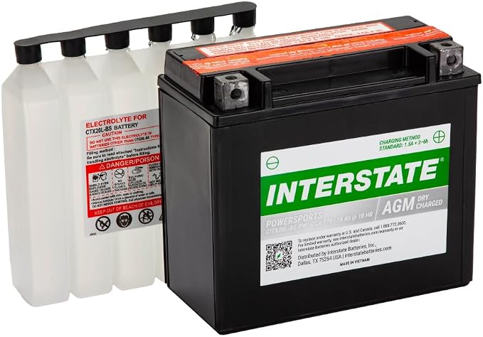 Interstate Batteries YTX20HL-BS 12V 18Ah Powersports Battery 270CCA - Image 5