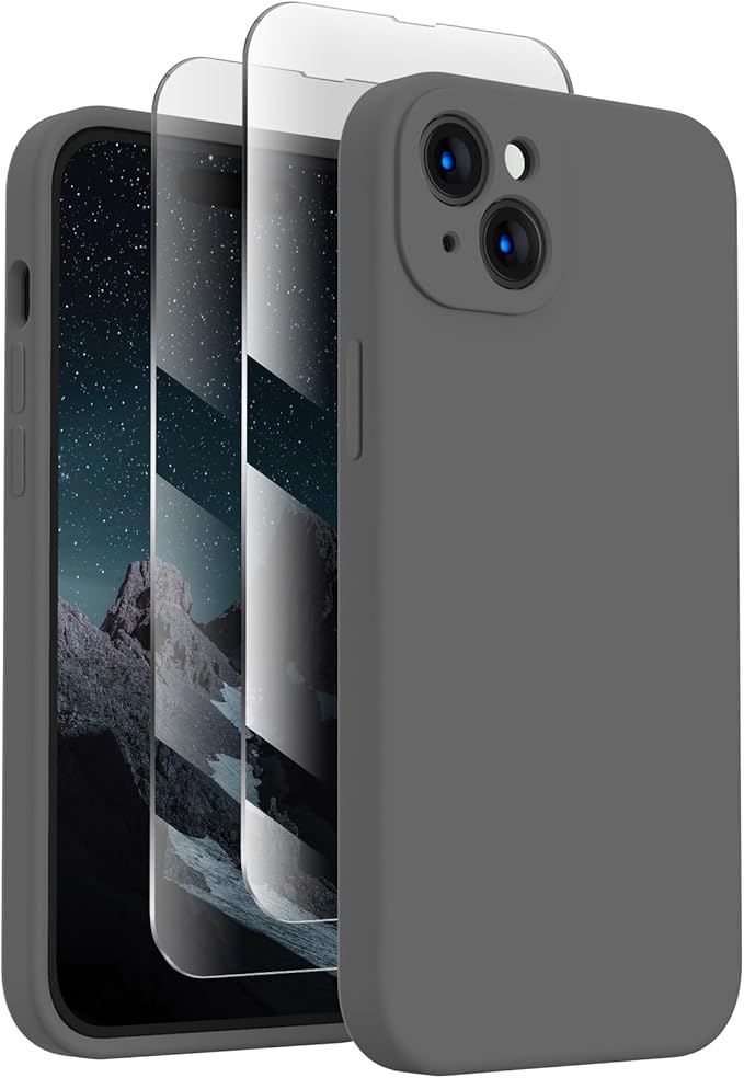 FireNova Designed for iPhone 15 Plus Case, Silicone Case with, Soft by FireNova