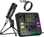 Podcast Equipment Bundle, Audio Mixer by PUPGSIS