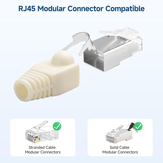 Cable Matters 100-Pack Cat6 / Cat5e RJ45 Strain Relief Boots, RJ45 Boot - Image 4