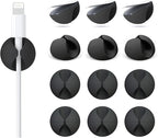 12 Pack Cable Clips, Znben Cord Organizer Holder Adhesive Cable Management by Znben