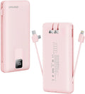 Charmast Portable Charger with Built-in Cables and Wall Plug, 20000mAh 20W USB by Charmast