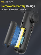 Gimbal Stabilizer for Smartphone, LED Light OLED Screen 3-Axis Gimbal, Gesture - Image 5