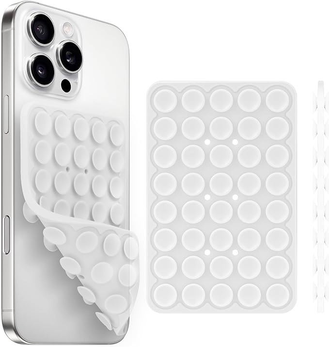 Silicone Suction Cup Phone Case Mount Double Sided, Phone Accessories by Yojaro