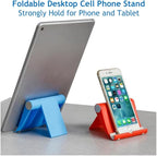 Cell Phone Stand for Desk Foldable Cell Phone Holder Desk Tablet Holder Mobile - Image 2
