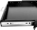 1U Keyboard Drawer 19in Sliding Keyboard Tray 17.75in Deep -Depth After - Image 3