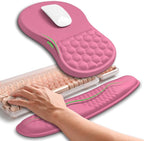 Hokafenle 2in1 Combination, Wave Keyboard Wrist Rest and Ergonomic Curvature by Hokafenle