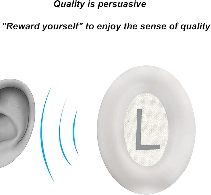 Replacement Ear Pads for Bose QuietComfort 45 Headphones, Ear Pads Cushions - Image 5