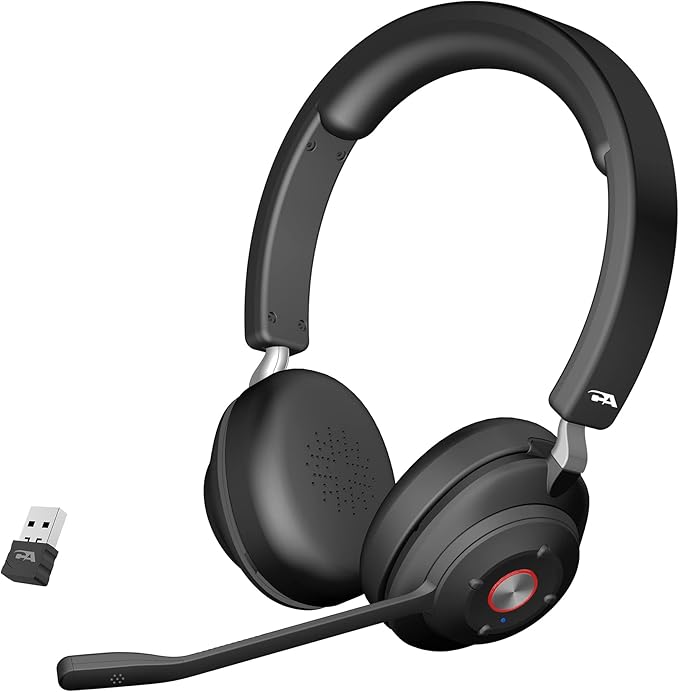 CA Essential Bluetooth Headset – Professional Wireless Headset Optimized by CyberAcoustics