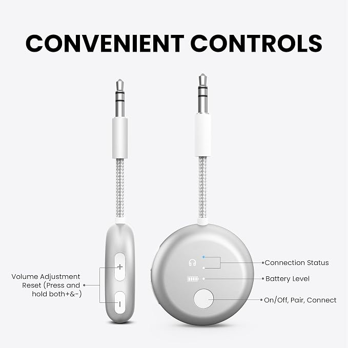 Avantree SoundJet R1 – Airplane Bluetooth Adapter - Image 6