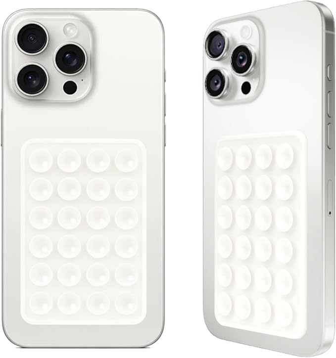 2PCS Silicone Suction Phone Case Mount, Non Slip Suction Cup, Hands-Free Phone by Giumel