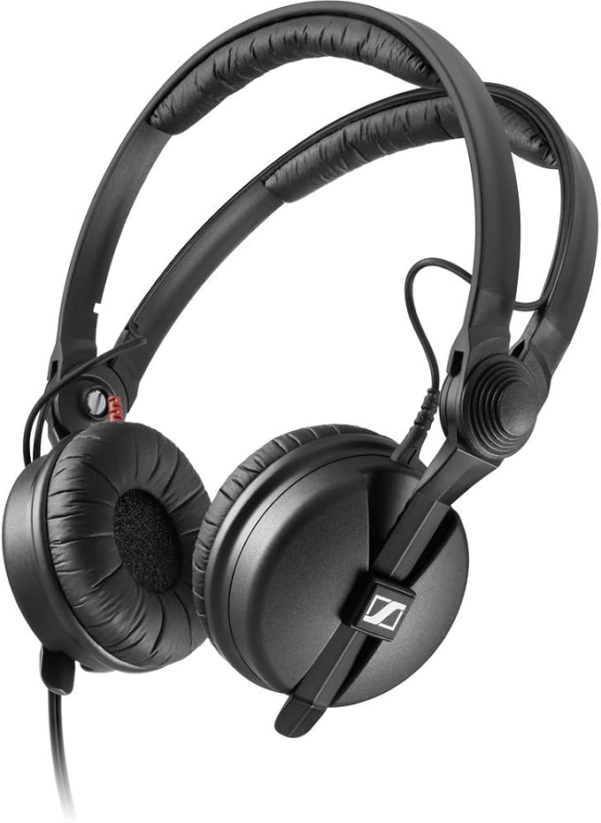 Sennheiser HD 25 PLUS On Ear Closed Back Monitoring DJ Headphones by Sennheiser