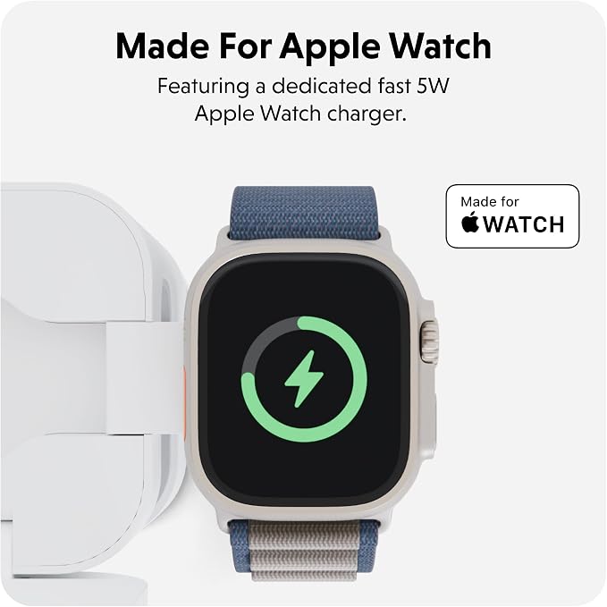 HyperJuice 3-in-1 Wireless Charger Qi2 Magnetic Stand — Fast Charger - Image 3