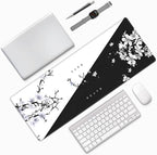 Japanese Life Death Keyboard Mat, Japanese Sakura Pagoda Sun Mouse Pad - Image 9