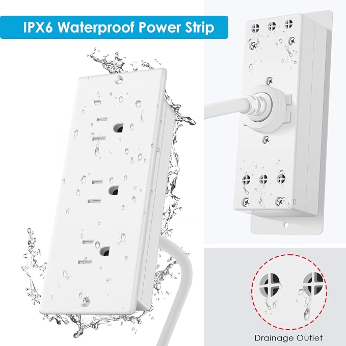 Conference Recessed Power Strip Waterproof, Table Power Outlet, Furniture Flush - Image 2
