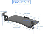 suptek Small Keyboard Tray Under Desk Pull Out - Image 6