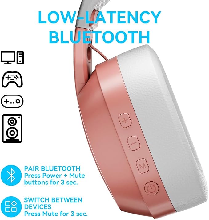 2.4GHz Wireless Gaming Headset for PC, Switch - Image 6
