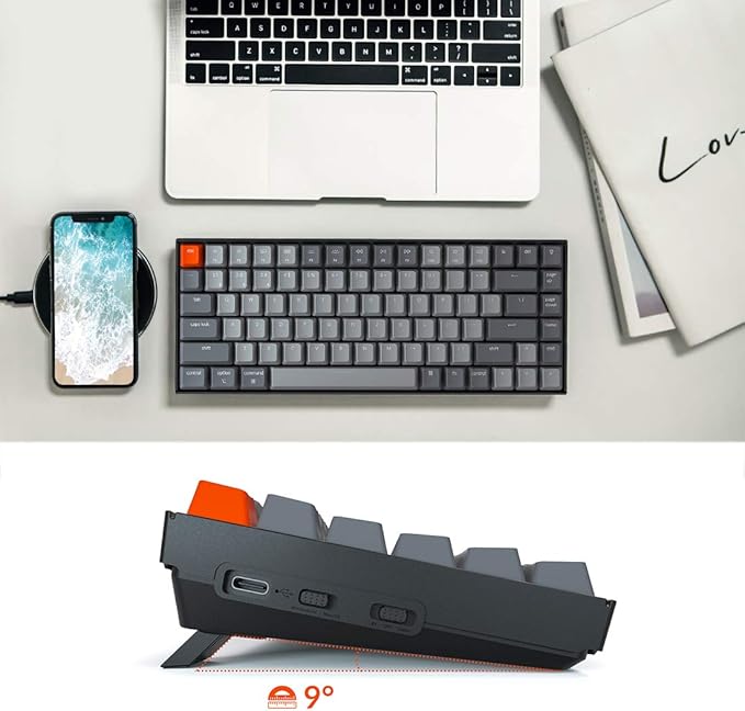 Keychron K2 75% Layout Bluetooth Mechanical Keyboard K Pro Red Switch/White LED - Image 3