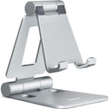 Nulaxy Dual Folding Cell Phone Stand, Fully Adjustable Foldable Desktop Phone by Nulaxy