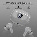 Wireless Earbuds, IP7 Waterproof in Ear Earphones, LED Display Ear buds - Image 7