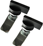 WJSKDQ 2PCS Thumb Operated Offset Thumb Cam Lock Black Cam Lock - Image 7