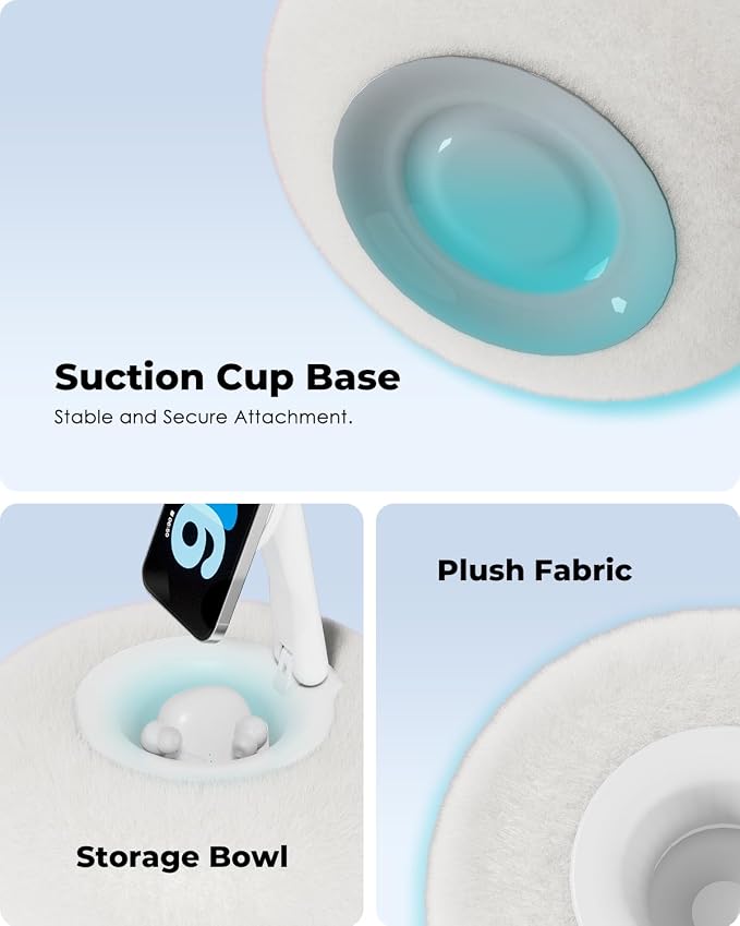 Viozon Phone Holder for Bed, Magnetic Pillow Stand, Compatible - Image 6