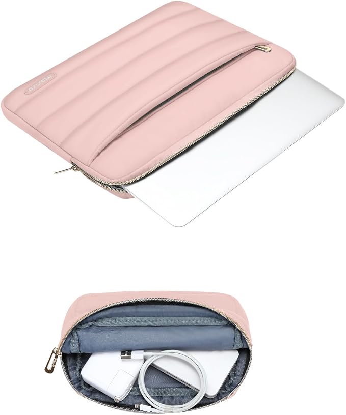 MOSISO 13.3 inch Laptop Case, 13-13.3 inch Puffy Laptop Sleeve Compatible - Image 3