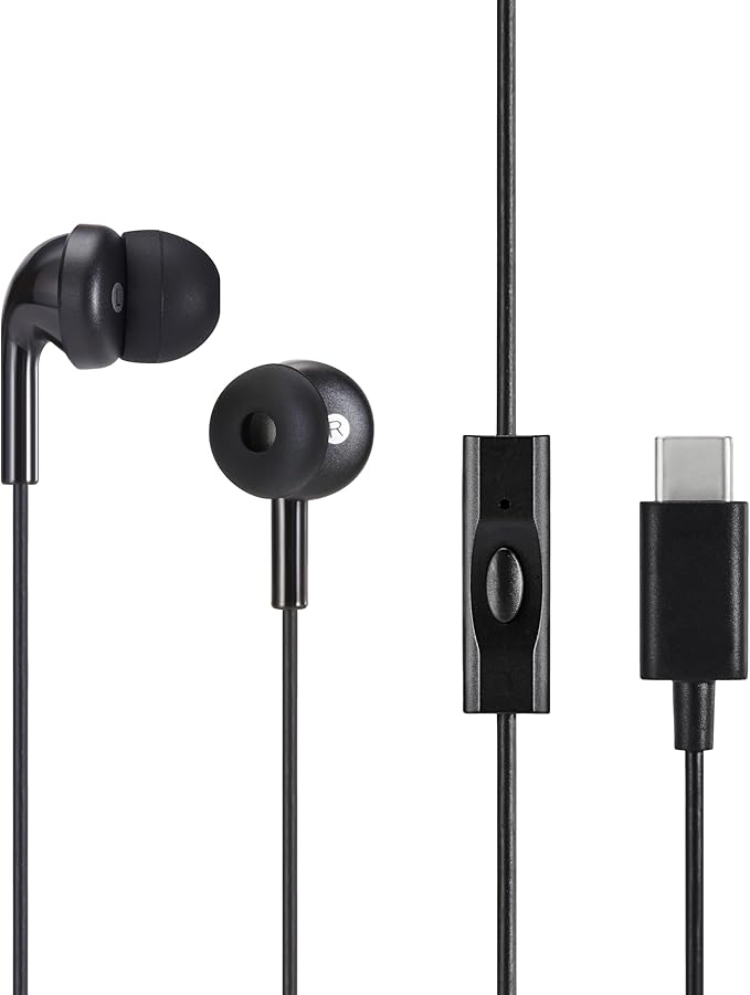 Amazon Basics Wired Earbuds by AmazonBasics