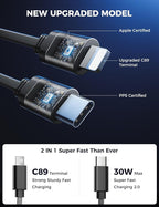 【Upgraded】 SUPERONE Retractable Car Charger 4 in 1, Fast Car Phone Charger - Image 5