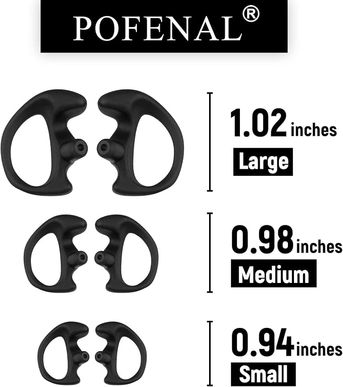 Silicone Replacement Earmold for Motorola/Baofeng/Retavis Radios - Image 3