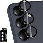for Samsung Galaxy S25 Camera Lens Protector, Individual Metal Ring Tempered by Btscase