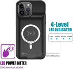 Battery Case for iPhone 15 Pro Max, 12000mAh Rechargeable Portable Charging Case - Image 4