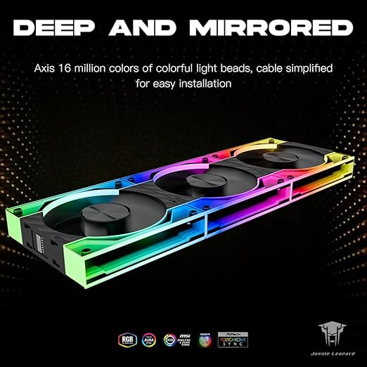 Jungle Leopard Interstellar V3 120mm PC Case Fan Infinity Mirror Module - Image 3
