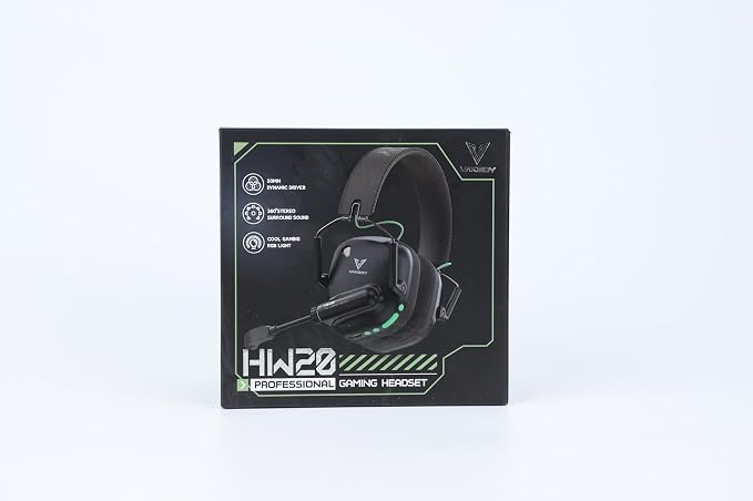 Wireless Gaming Headset for PC, 2.4GHz USB Dongle Headphones - Image 9